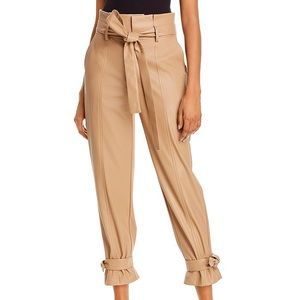 Lucy Paris
Faux Leather Ankle Tie Pants